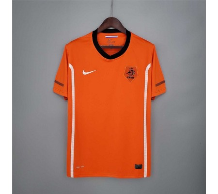 Netherlands 2010 Home Orange Soccer Jersey